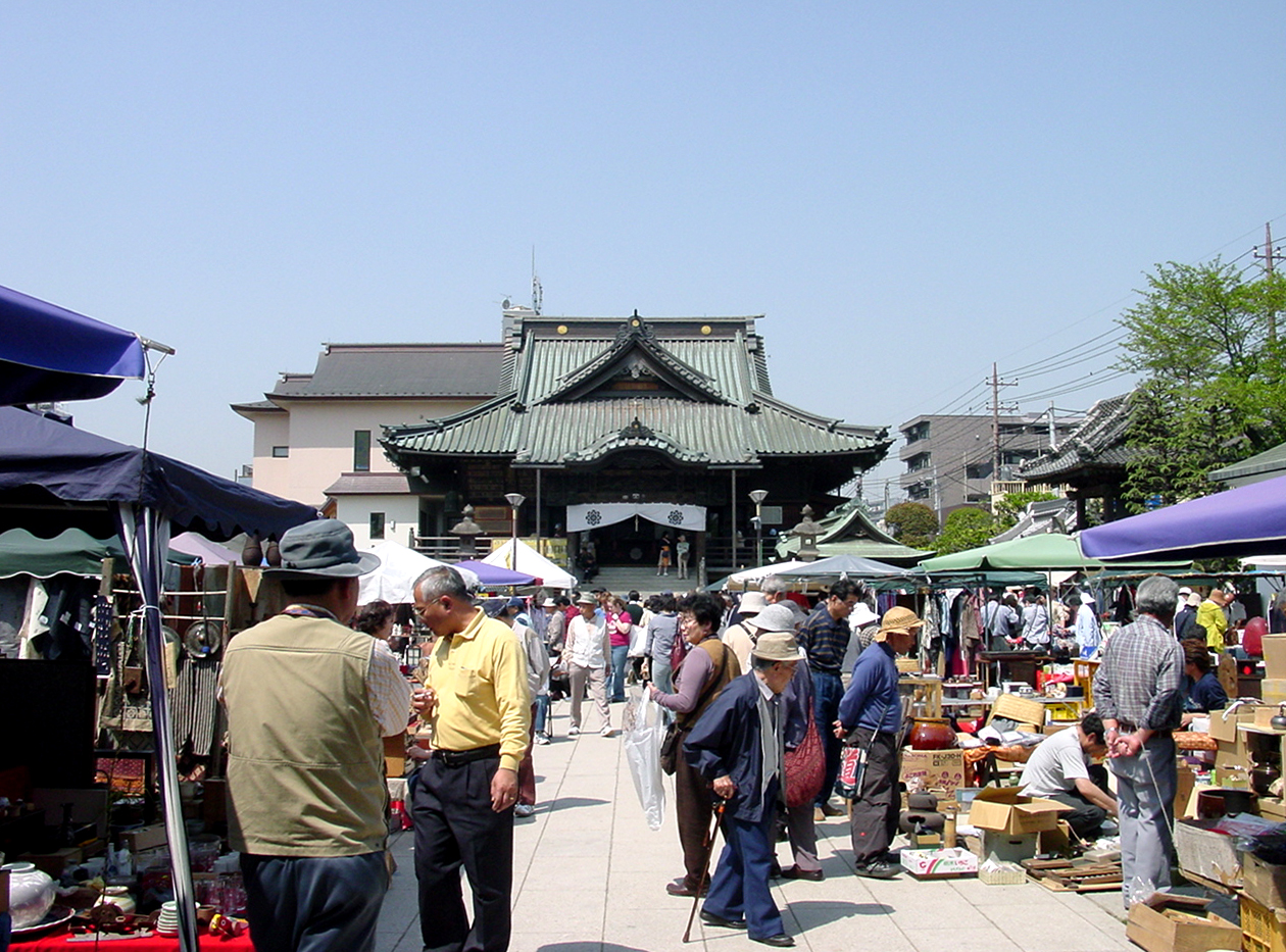 川越成田不動尊 蚤の市(9月)